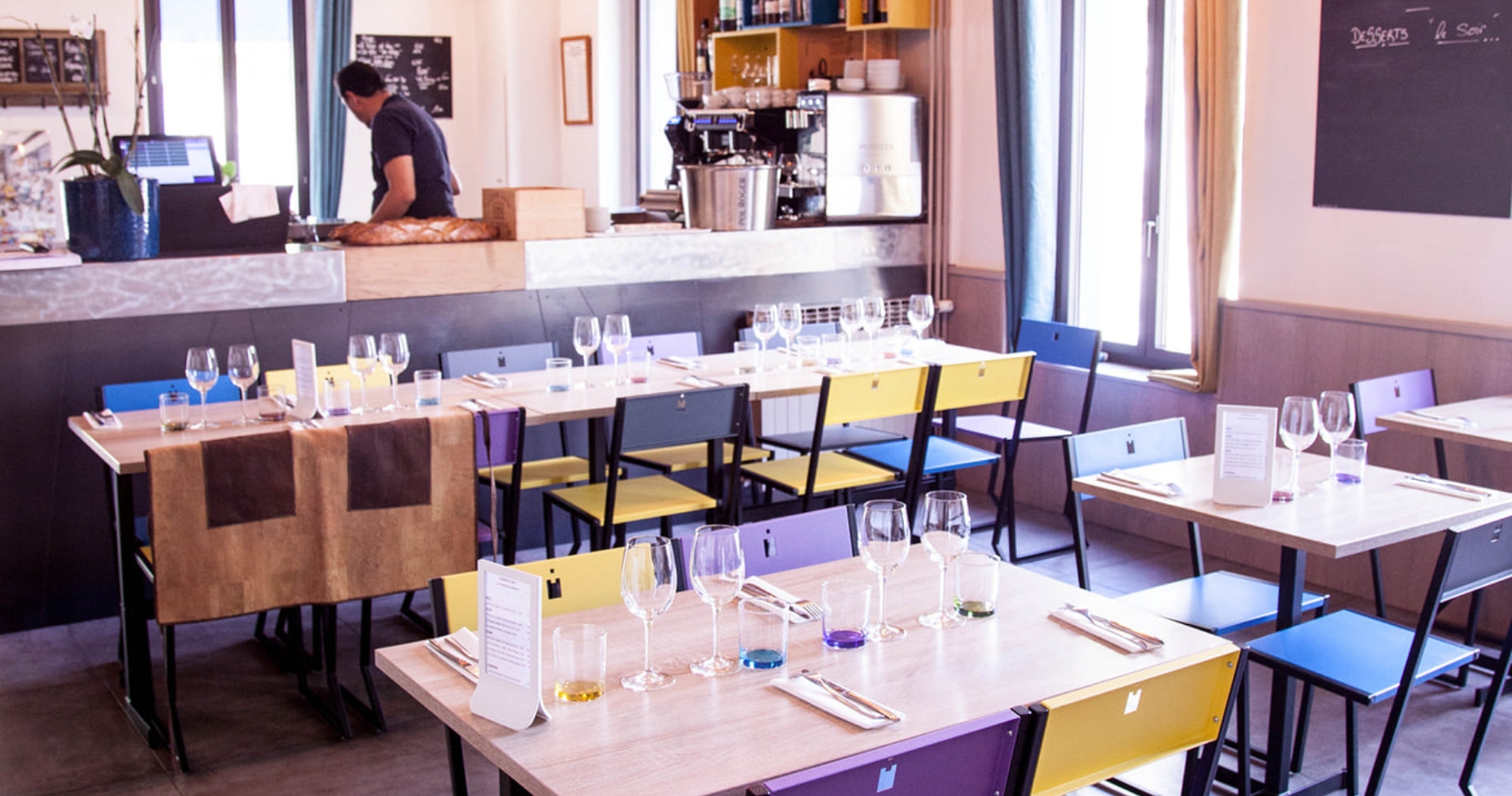 Aménagement du restaurant Le temps est venu à Tassin-la-Demi-Lune