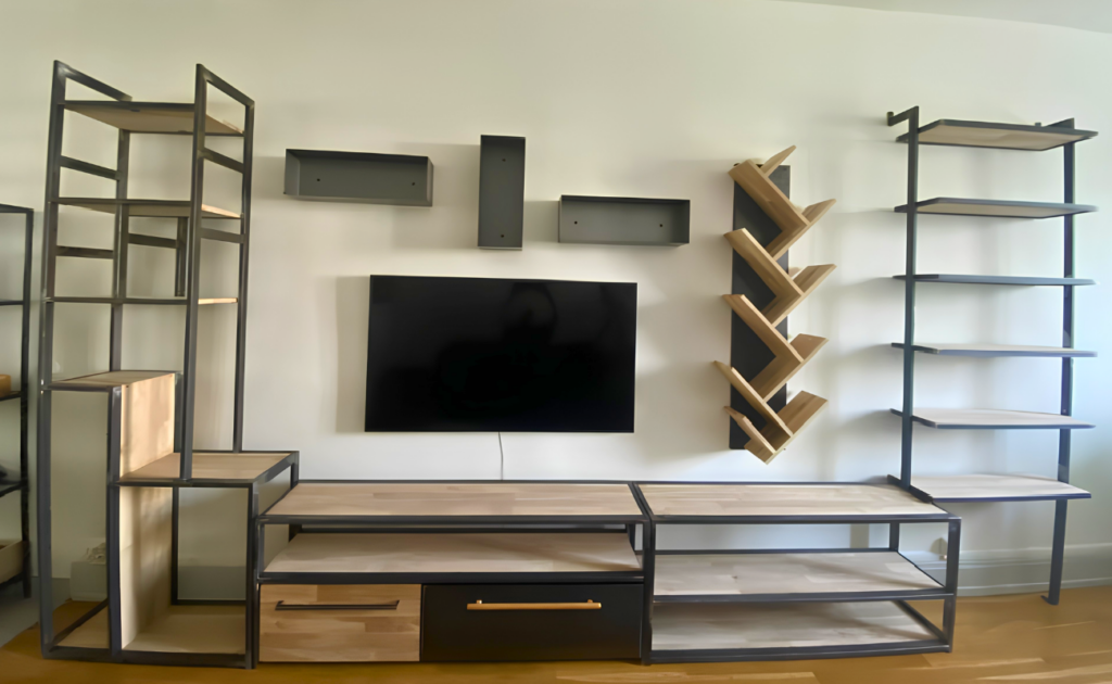Conception sur mesure meuble multimedia