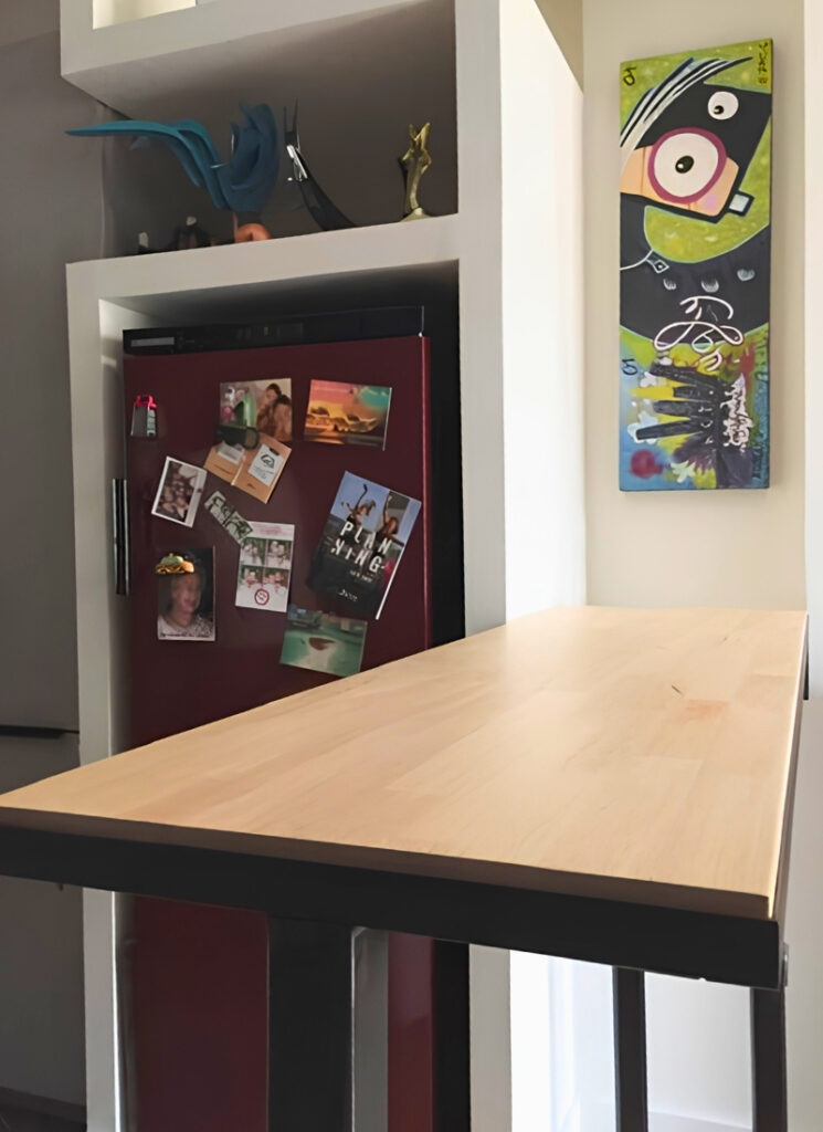 Conception sur mesure table escamotable 2